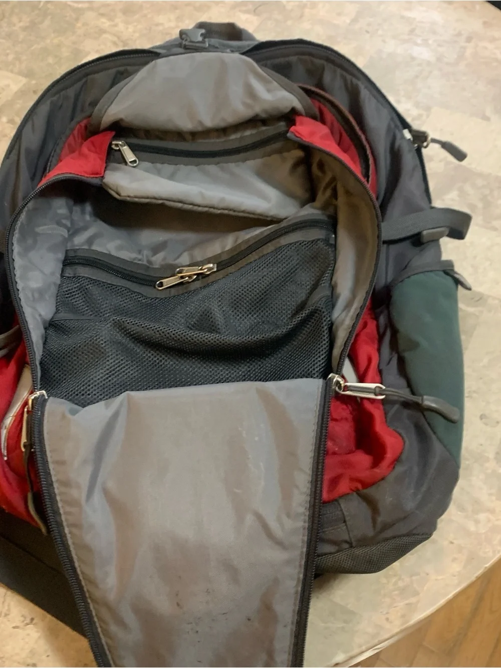 The North Face Surge Backpack Northface Bag School College Hiking Worn